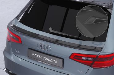 CSR Heckspoiler | Heckflügel mit ABE für Audi A3 / S3 / RS3 8V HF124-L Lackierung erforderlich (unlackiert roh)