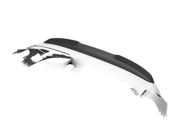 CSR Heckspoiler | Heckflügel mit ABE für Dacia Spring Electric HF129-S strukturiert schwarz matt (keine Lackierung erforderlich)