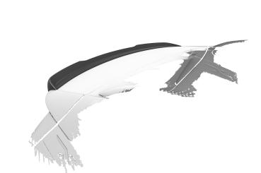 CSR Heckspoiler | Heckflügel mit ABE für Seat Arona HF139-G Glossy schwarz Hochglanz (keine Lackierung erforderlich)