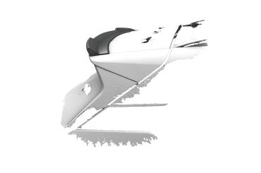 CSR Heckspoiler | Heckflügel mit ABE für Nissan Qashqai (J12) HF142-G Glossy schwarz Hochglanz (keine Lackierung erforderlich)