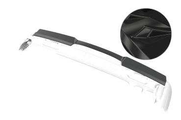 CSR Heckspoiler | Heckflügel mit ABE für Mercedes-Benz Viano W639 / V639 HF143-G Glossy schwarz Hochglanz (keine Lackierung erforderlich)