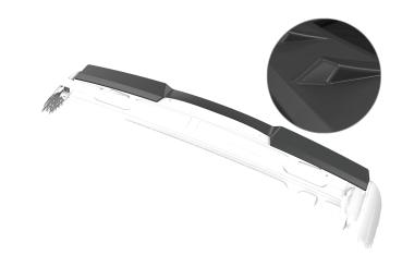 CSR Heckspoiler | Heckflügel mit ABE für Mercedes-Benz Viano W639 / V639 HF143-L Lackierung erforderlich (unlackiert roh)