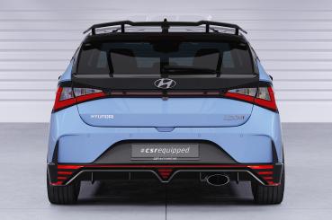 CSR Heckspoiler | Heckflügel mit ABE für Hyundai I20 (BC3) N / N-Performance HF147-G Glossy schwarz Hochglanz (keine Lackierung erforderlich)