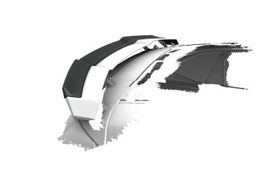 CSR Heckspoiler | Heckflügel mit ABE für Hyundai I20 (BC3) N / N-Performance HF147-G Glossy schwarz Hochglanz (keine Lackierung erforderlich)