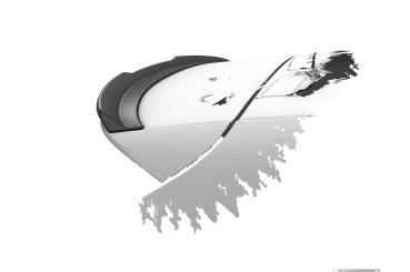 CSR Heckspoiler | Heckflügel mit ABE für Seat / Cupra Leon 4 (Typ KL) ST HF150-G Glossy schwarz Hochglanz (keine Lackierung erforderlich)