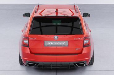 CSR Heckspoiler | Heckflügel mit ABE für Skoda Octavia 3 (Typ 5E) RS HF151-C Carbon Look Hochglanz (keine Lackierung erforderlich)