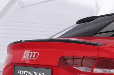 CSR Heckspoiler | Heckflügel mit ABE für Audi A4 B8 (Typ 8K) Limousine HF154-G Glossy schwarz Hochglanz (keine Lackierung erforderlich)
