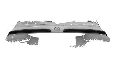 CSR Heckspoiler | Heckflügel mit ABE für Mercedes Benz GLB X247 HF169-L Lackierung erforderlich (unlackiert roh)