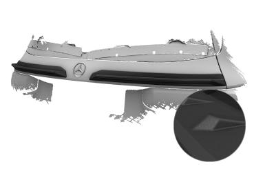 CSR Heckspoiler | Heckflügel mit ABE für Mercedes Benz GLB X247 HF169-S strukturiert schwarz matt (keine Lackierung erforderlich)