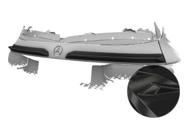 CSR Heckspoiler | Heckflügel mit ABE für Mercedes Benz GLB X247 HF169-G Glossy schwarz Hochglanz (keine Lackierung erforderlich)