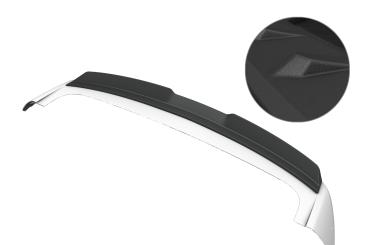 CSR Heckspoiler | Heckflügel mit ABE für Opel Mokka A / Mokka X HF181-S strukturiert schwarz matt (keine Lackierung erforderlich)