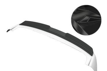 CSR Heckspoiler | Heckflügel mit ABE für Opel Mokka A / Mokka X HF181-G Glossy schwarz Hochglanz (keine Lackierung erforderlich)