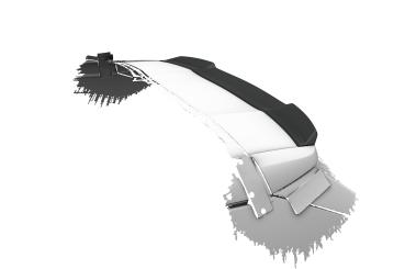 CSR Heckspoiler | Heckflügel mit ABE für Peugeot 2008 II / e-2008 HF186-S strukturiert schwarz matt (keine Lackierung erforderlich)