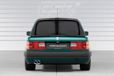 CSR Heckspoiler | Heckflügel mit ABE für BMW 3er E30 Coupe HF195-C Carbon Look Hochglanz (keine Lackierung erforderlich)