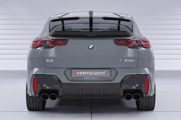 CSR Heckspoiler | Heckflügel mit ABE für BMW X2 / i2 (U10) HF197-G Glossy schwarz Hochglanz (keine Lackierung erforderlich)