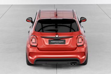 CSR Heckspoiler | Heckflügel mit ABE für Fiat 500X Sport HF198-C Carbon Look Hochglanz (keine Lackierung erforderlich)
