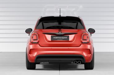 CSR Heckspoiler | Heckflügel mit ABE für Fiat 500X Sport HF198-C Carbon Look Hochglanz (keine Lackierung erforderlich)