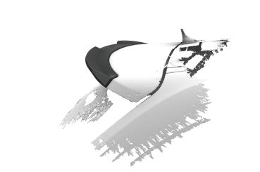 CSR Heckspoiler | Heckflügel mit ABE für Fiat 500X Sport HF198-C Carbon Look Hochglanz (keine Lackierung erforderlich)