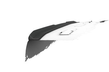 CSR Heckspoiler | Heckflügel mit ABE für Mercedes Benz W201 / 190er Limousine HF203-C Carbon Look Hochglanz (keine Lackierung erforderlich)