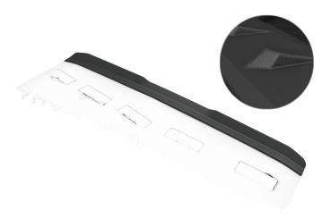 CSR Heckspoiler | Heckflügel mit ABE für Mercedes Benz W201 / 190er Limousine HF203-S strukturiert schwarz matt (keine Lackierung erforderlich)