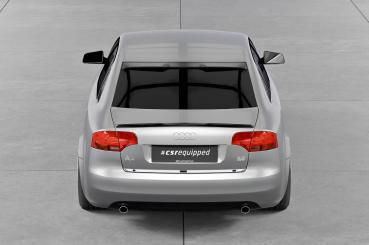 CSR Heckspoiler | Heckflügel mit ABE für Audi A4 B7 (Typ 8E) Limo HF218-G Glossy schwarz Hochglanz (keine Lackierung erforderlich)