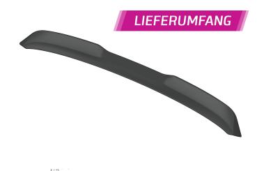 CSR Heckspoiler | Heckflügel mit ABE für Dacia Jogger HF225-C Carbon Look Hochglanz (keine Lackierung erforderlich)