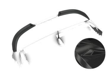 CSR Heckspoiler | Heckflügel mit ABE für Jeep Renegade HF227-C Carbon Look Hochglanz (keine Lackierung erforderlich)