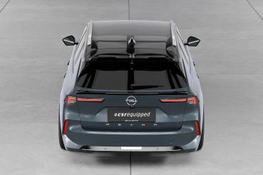 CSR Heckspoiler | Heckflügel mit ABE für Opel Astra L Sports Tourer HF231-S strukturiert schwarz matt (keine Lackierung erforderlich)