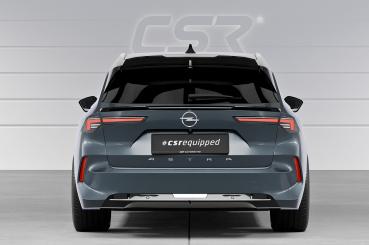CSR Heckspoiler | Heckflügel mit ABE für Opel Astra L Sports Tourer HF231-S strukturiert schwarz matt (keine Lackierung erforderlich)