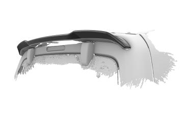 CSR Heckspoiler | Heckflügel mit ABE für Opel Combo E Combo und Combo XL HF232-L Lackierung erforderlich (unlackiert roh)