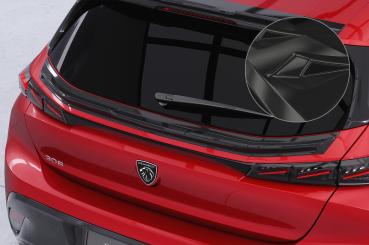 CSR Heckspoiler | Heckflügel mit ABE für Peugeot 308 (P51) Schrägheck HF236-G Glossy schwarz Hochglanz (keine Lackierung erforderlich)