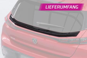 CSR Heckspoiler | Heckflügel mit ABE für Peugeot 308 (P51) Schrägheck HF236-C Carbon Look Hochglanz (keine Lackierung erforderlich)
