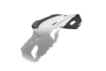 CSR Heckspoiler | Heckflügel mit ABE für VW Tiguan 3 R-Line HF249-C Carbon Look Hochglanz (keine Lackierung erforderlich)