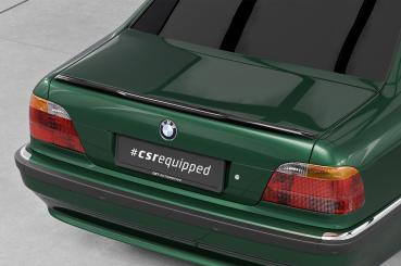 CSR Heckspoiler | Heckflügel mit ABE für BMW 7er E38 Limousine HF257-C Carbon Look Hochglanz (keine Lackierung erforderlich)