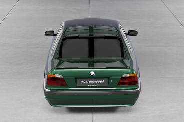 CSR Heckspoiler | Heckflügel mit ABE für BMW 7er E38 Limousine HF257-C Carbon Look Hochglanz (keine Lackierung erforderlich)