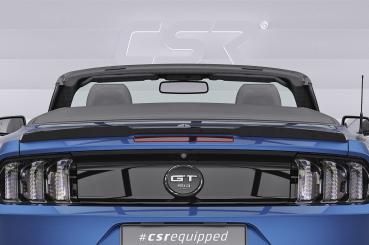 CSR Heckspoiler | Heckflügel mit ABE für Ford Mustang VI Cabrio  HF264-S strukturiert schwarz matt (keine Lackierung erforderlich)