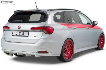 CSR Heckspoiler | Heckflügel mit ABE für Fiat Tipo (Typ 356) Kombi HF590-G Glossy schwarz Hochglanz (keine Lackierung erforderlich)