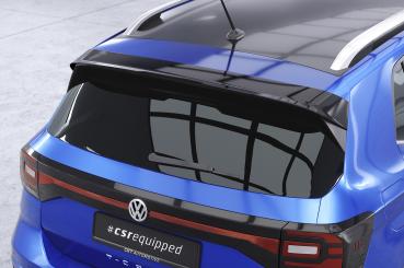CSR Heckspoiler | Heckflügel mit ABE für VW T-Cross HF596-C Carbon Look Hochglanz (keine Lackierung erforderlich)