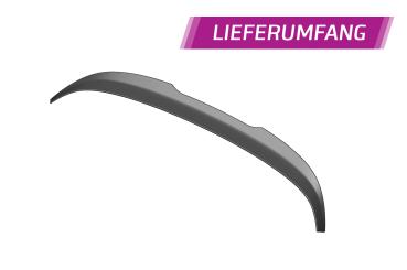 CSR Heckspoiler | Heckflügel mit ABE für VW Scirocco III HF597-G Glossy schwarz Hochglanz (keine Lackierung erforderlich)