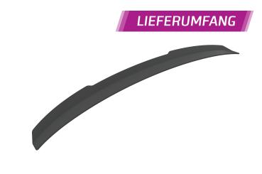 CSR Heckspoiler | Heckflügel mit ABE für Audi A6 C7 4G HF612-S strukturiert schwarz matt (keine Lackierung erforderlich)