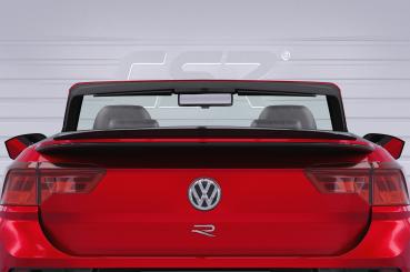 CSR Heckspoiler | Heckflügel mit ABE für VW T-Roc (Typ A1) Cabrio HF619-S strukturiert schwarz matt (keine Lackierung erforderlich)