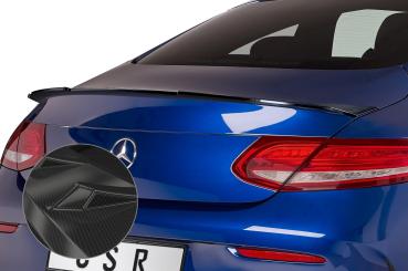 CSR Heckspoiler | Heckflügel mit ABE für Mercedes-Benz C-Klasse C205 HF631-C Carbon Look Hochglanz (keine Lackierung erforderlich)