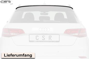 CSR Heckspoiler | Heckflügel mit ABE für Audi A3 8V Sportback HF633-G Glossy schwarz Hochglanz (keine Lackierung erforderlich)
