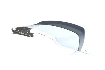 CSR Heckspoiler | Heckflügel mit ABE für Opel Corsa F HF647-S strukturiert schwarz matt (keine Lackierung erforderlich)