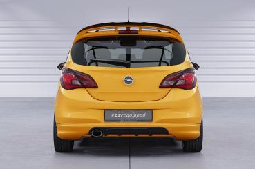 CSR Heckspoiler | Heckflügel mit ABE für Opel Corsa E OPC HF662-G Glossy schwarz Hochglanz (keine Lackierung erforderlich)