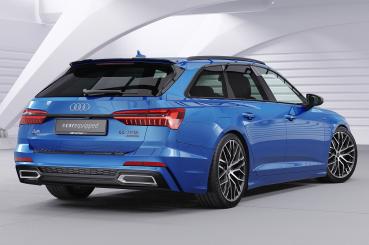 CSR Heckspoiler | Heckflügel mit ABE für Audi A6 C8 (Typ 4K/F2) Avant HF664-G Glossy schwarz Hochglanz (keine Lackierung erforderlich)