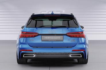 CSR Heckspoiler | Heckflügel mit ABE für Audi A6 C8 (Typ 4K/F2) Avant HF664-G Glossy schwarz Hochglanz (keine Lackierung erforderlich)