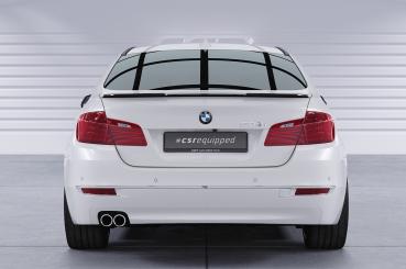 CSR Heckspoiler | Heckflügel mit ABE für BMW 5er F10 HF666-C Carbon Look Hochglanz (keine Lackierung erforderlich)