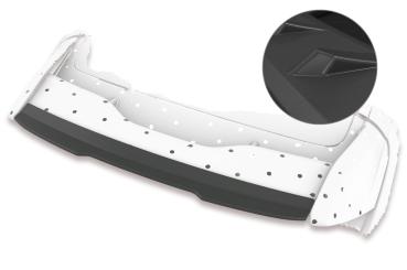 CSR Heckspoiler | Heckflügel mit ABE für Ford Focus MK3 RS HF679-L Lackierung erforderlich (unlackiert roh)