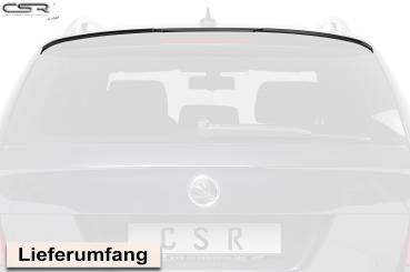 CSR Heckspoiler | Heckflügel mit ABE für Skoda Superb II (Typ 3T) Kombi HF691-S strukturiert schwarz matt (keine Lackierung erforderlich)